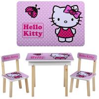 купить Детский столик со стульчиками VIVAST 503-16 Hello Kitty