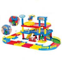 купить Детский гараж Mochtoys 10664 трехуровневый