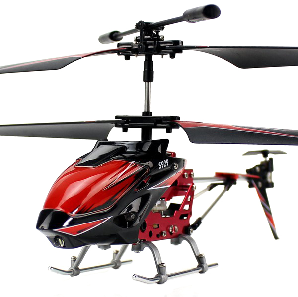 фото Вертолёт на радиоуправлении 3-к WL Toys S929 с автопилотом (красный)
