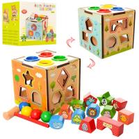 купить Деревянная игрушка куб MD 1082 для развития ребенка