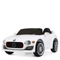 купить Электромобиль для детей Bentley M 4109EBLR-1 радиоуправление и кожа (белый)