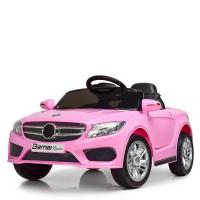 купить Детский электромобиль Mercedes BAMBI M 2772EBLR-8 кожа двери открываются (розовый)