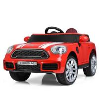 купить Детский электромобиль Mini Cooper Bambi M 3806EBLR-3 с кожаным сиденьем (красный)
