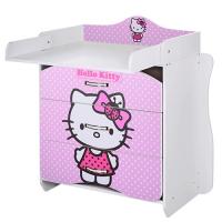купить Детский комод 2в1 HELLO KITTY MV-910-16 пеленальный столик (розовый)