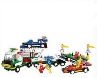 купить Игровой конструктор SLUBAN 720901 / M38 B 5200 "Трейлер", Формула 1, (428 деталей)