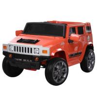купить Детский джип Hummer M 3581EBLR-7 с кожаным сиденьем (оранжевый)
