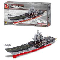 купить Детский конструктор SLUBAN M38-B0399 авианосец (1058 деталей)