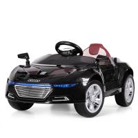 купить Детский электромобиль Audi M 2448EBLR-2 с кожаным сиденьем (черный)
