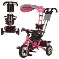 купить Трехколесный велосипед Turbotrike М 5378-1 надувные колеса (розовый)
