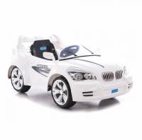 купить Стильный детский электромобиль M 0576 BMW с радиоуправлением (белый)