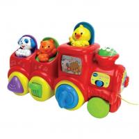 купить Каталка-паровозик Vtech 151103 музыкальная