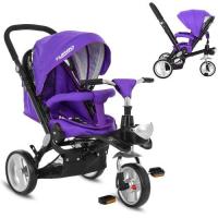 купить Складной трехколесный велосипед TurboTrike M AL3645-8 колеса EVA (фиолетовый)