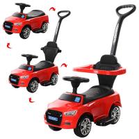 купить Детская каталка-толокар BAMBI M 3503A-3 с родительской ручкой (красный)