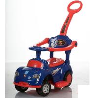 купить Каталка-толокар M 3274-4-3 со съемной родительской ручкой  (красно-синий)