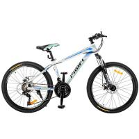 купить Спортивный велосипед 24 дюйма Profi G24PRECISE A24.2 (бело-голубой)