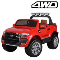 купить Детский полноприводный джип Ford M 3573EBLR-3 кожаное сиденье (красный)