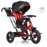 купить Колясочный велосипед TurboTrike M 4059-3 с поворотным сиденьем (красно-черный)
