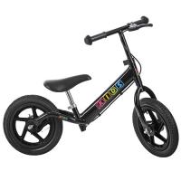 купить Беговел для детей 12 дюймов PROF1 KIDS M 3436AB-1 резиновые колеса (черный)