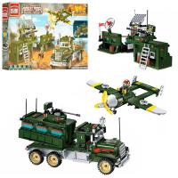 купить Военный конструктор для детей BRICK 1713 база транспорт (687 деталей)