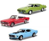 купить Машинка 73100 K (1964-1/2 Ford Mustang, Pontiac GTO Judge,1970 Ford Mustang Boss)