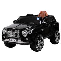 купить Джип для детей Bentley M 3586EBLRS-2 кожаное сиденье и автокраска (черный)
