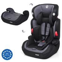 купить Детское автокресло El Camino ME 1008 JUNIOR Grey бустер 2в1 (черно-серое)