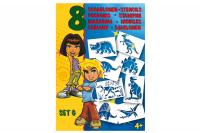 купить Трафареты MALINOS динозавры 8 шт (набор G)