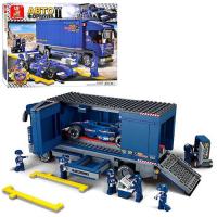 купить Детский конструктор SLUBAN M38-B0357 автоформула транспорт (641 деталь)