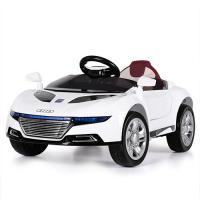 купить Детский электромобиль Audi M 2448EBLR-1 с кожаным сиденьем (белый)