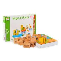 купить Деревянная игрушка Городок Woody MD 0504 конструктор