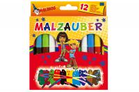 купить Волшебные фломастеры меняющие цвет MALINOS Malzauber 12 (10+2) шт
