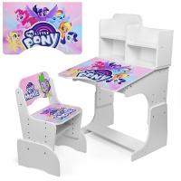 купить Детская парта My Little Pony W 2071-56-5 регулируемая высота (белая)