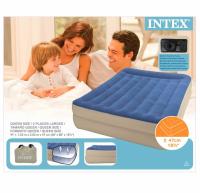 купить Надувная велюр кровать 67714 Intex (203-152-47 см)
