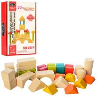 купить Деревянная игрушка 496-A002 городок (30 деталей)