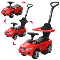 купить Каталка-толокар для детей BAMBI M 3503B-3 с родительской ручкой (красный)