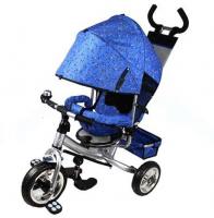 купить Детский трехколесный велосипед M 0448-6 Profi Trike (серо-синий) (5363-6)