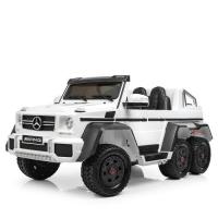 купить Детский электромобиль джип Mercedes AMG M 3962ABLR-1 на резиновых колесах (белый)