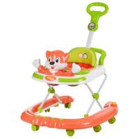 купить Детские ходунки GL 3296 2в1 "Котик" с родительской ручкой