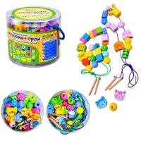купить Деревянная игрушка Шнуровка Woody MD 0136