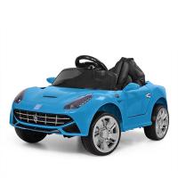 купить Детский электромобиль Bambi M 3176EBLR-4 с кожаным сиденьем (синий)