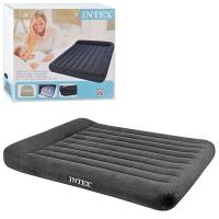 купить Двухспальный с подголовниками надувной матрас кровать Intex 66769 (152-203-30см)