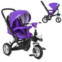 купить Детский велосипед трансформер Turbotrike M AL3645A-8 с надувными колесами (фиолетовый)