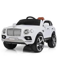 купить Джип для детей Bentley M 3586EBLR-1 открываются двери кожаное сиденье (белый)