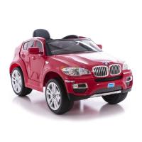купить Электромобиль детский BMW Х6 JJ 258 R-3 c пультом радиоуправления (красный)