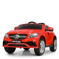 купить Детский электроджип Mercedes GLE 63 AMG M 4146EBLR-3 мягкие колеса и кожаное сиденье (красный)