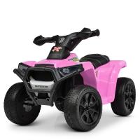 купить Детский квадроцикл Bambi M 4207EL-8 колеса ЕВА и кожаное сиденье (розовый)