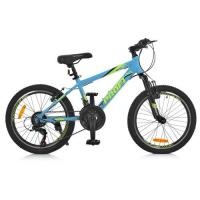 купить Велосипед 20 дюймов Profi G20PLAIN A20.2 алюминиевая рама 12" Shimano (голубой)