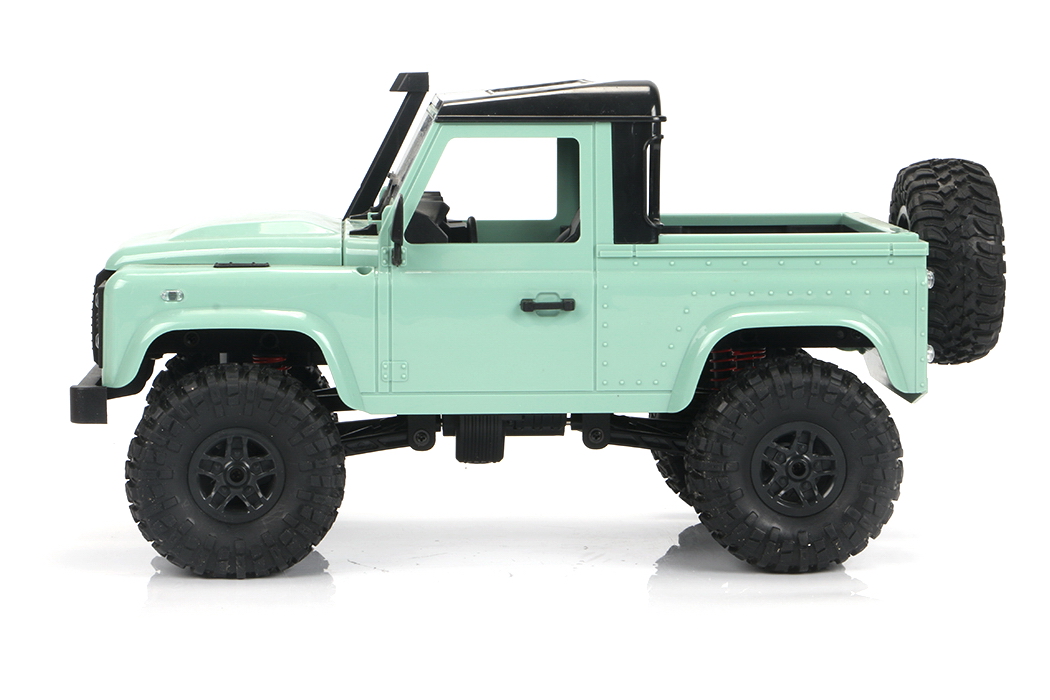 фото Машинка на радиоуправлении 1:12 MN Model Краулер D90 Defender полноприводный (бирюзовый)