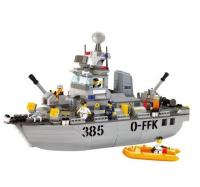 купить Детский игровой конструктор Sluban 619930/M 38 B 0125 «Военно-морской корабль» (461дет. )
