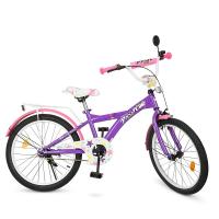 купить Двухколесный велосипед для девочек 20 дюймов Profi T2063 Original girl (фиолетово-розовый)
